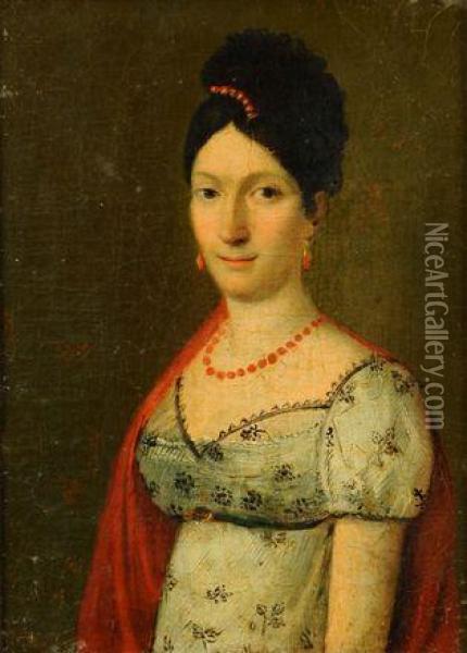 Elisa Bonaparte Oil Painting - Andrea, the Elder Appiani
