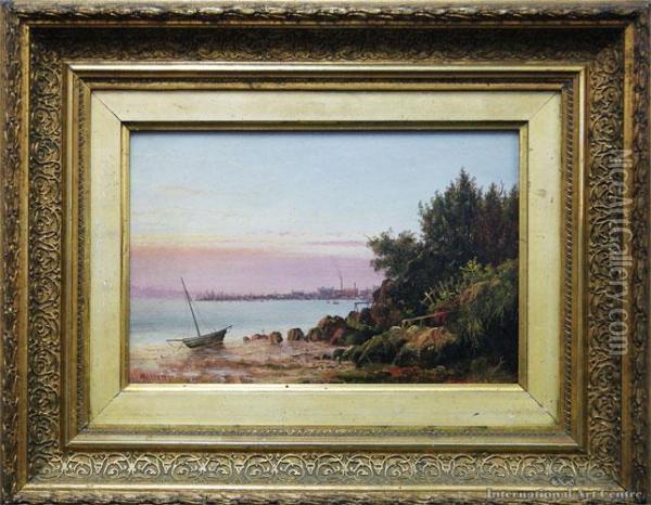 Freemans Bay, Auckland Oil Painting - Albert Edward Aldis