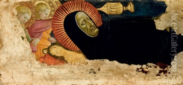 Funerale Di Un Santo Monaco Oil Painting -  Domenico di Michelino