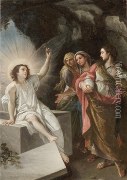 Die Drei Marien Am Grab Oil Painting - Gaetano Lapis