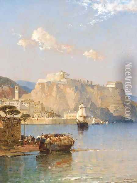 Corfu - in the Adriatic Oil Painting - Arthur Joseph Meadows