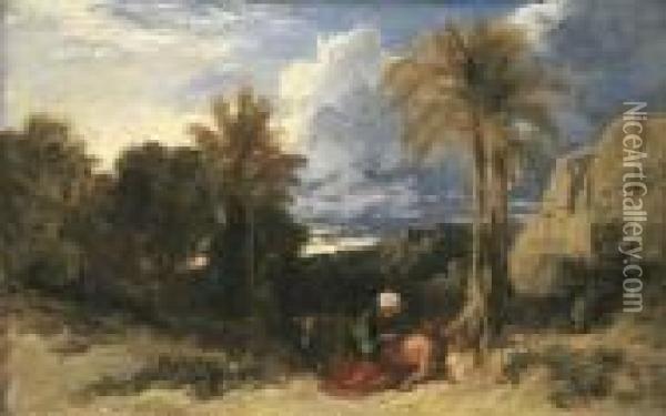 The Good Samaritan Oil Painting - William James Muller