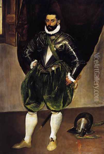 Portrait of Vincenzo Anastagi Oil Painting - El Greco (Domenikos Theotokopoulos)
