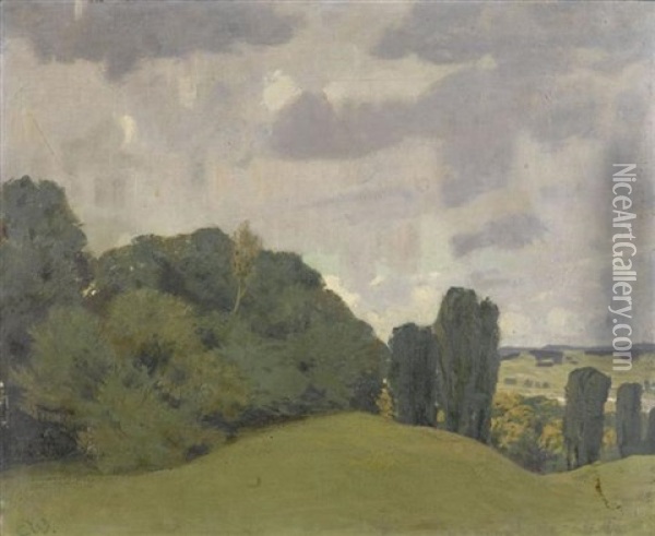 Romische Landschaft Oil Painting - Emil Weber