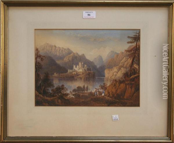 Summenthal In The Canton Of Berne Oil Painting - William Crouch