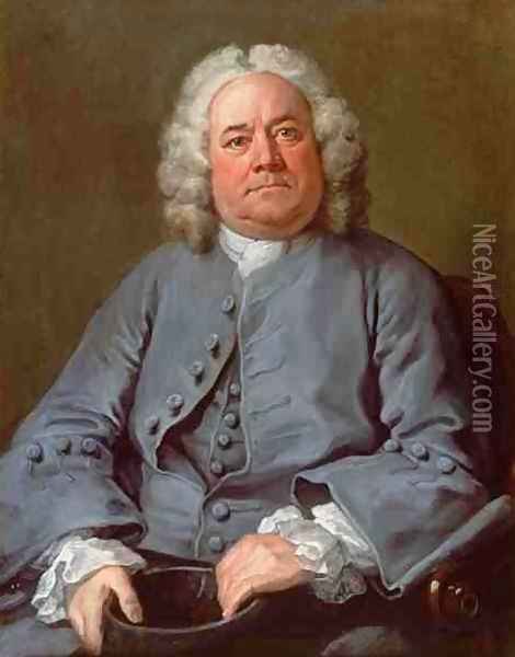 Portrait of George Arnold Esq of Ashby Lodge Oil Painting - William Hogarth