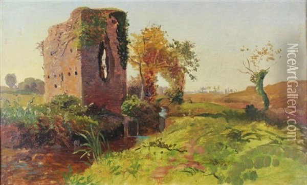 Campagna Romana Oil Painting - William Stanley Haseltine