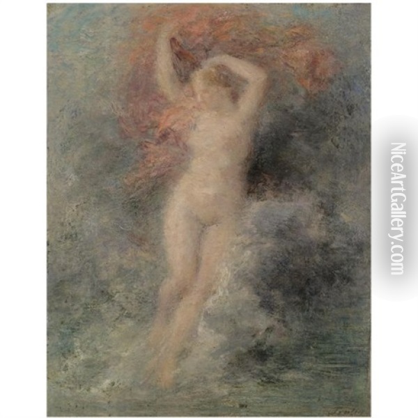 Venus S'elevant Au Dessus De La Mer Oil Painting - Henri Fantin-Latour