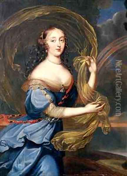 Francoise Athenais de Rochechouart de Mortemart 1640-1707 Marquise of Montespan as Iris Oil Painting - Louis Ferdinand (the Younger) Elle