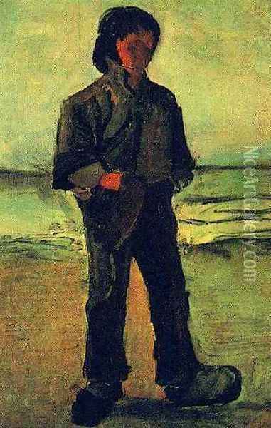 Fisherman On The Beach Oil Painting - Vincent Van Gogh