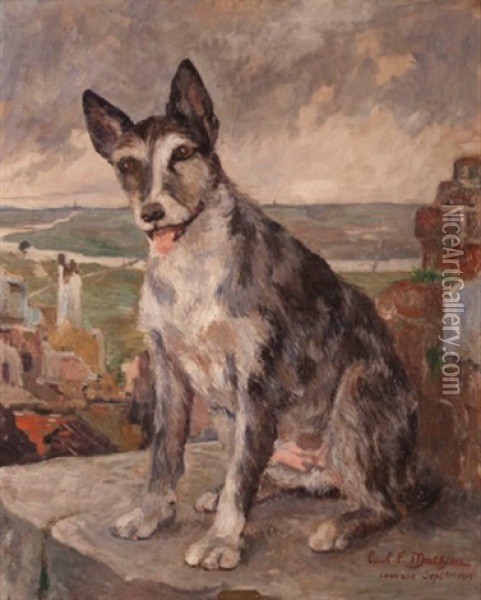 Tommy / Bouvier De France 1914 - 1918 Oil Painting - Paul Mathieu