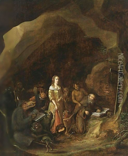 The Temptation Of St. Anthony Oil Painting - Franciscus Carree