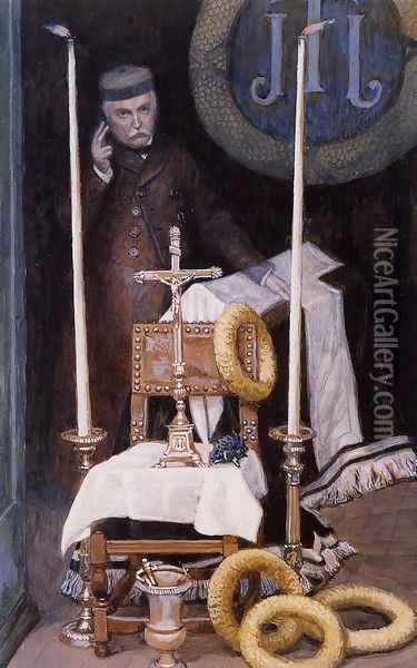 Portrait Of The Pilgrim Oil Painting - James Jacques Joseph Tissot