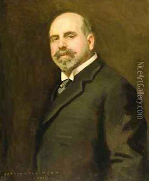 Charles Frederick Fowles 1915 Oil Painting - Harrington Mann