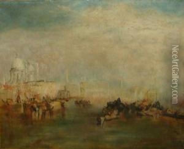 Venetian Scene Oil Painting - William Eddowes Turner