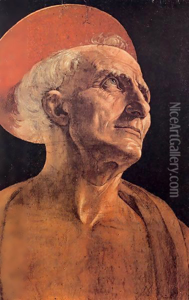 St Jerome Oil Painting - Andrea Del Verrocchio