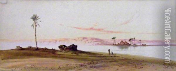 'tassuan' And 'egypt' Oil Painting - Henry Stanton Lynton
