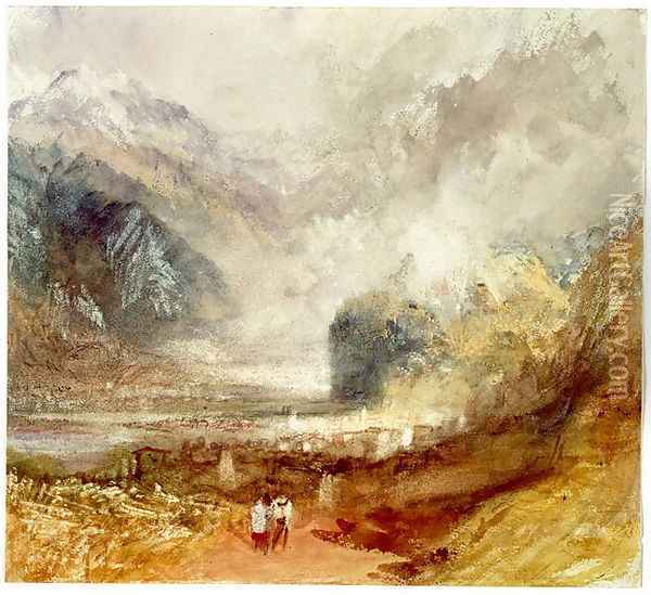 Aosta, 1836 Oil Painting - Joseph Mallord William Turner