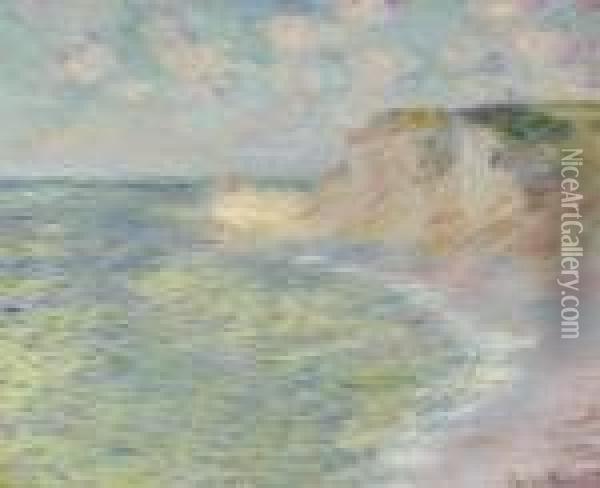 La Falaise D'amont Oil Painting - Claude Oscar Monet
