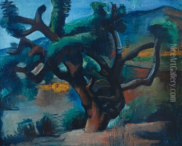 Tree Oil Painting - Georges (Karpeles) Kars