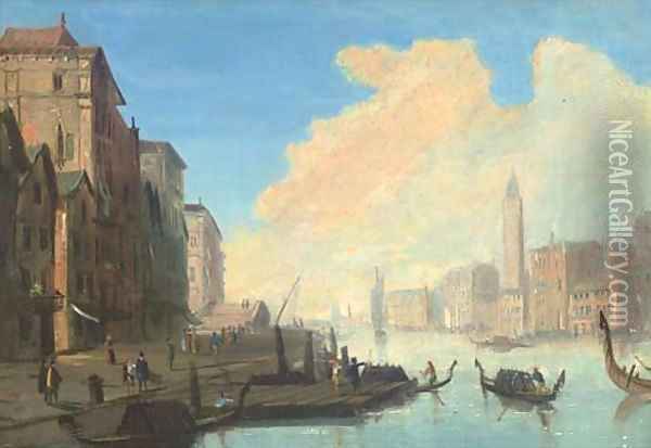 The Grand Canal, Venice Oil Painting - James Baker Pyne