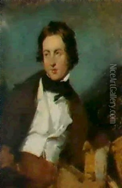 Portrait Presume De Master Brampton Oil Painting - Sir Edwin Henry Landseer
