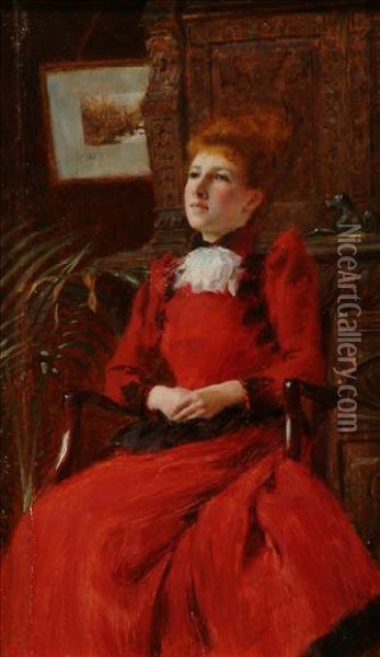 Miss Dignity Oil Painting - George Morton