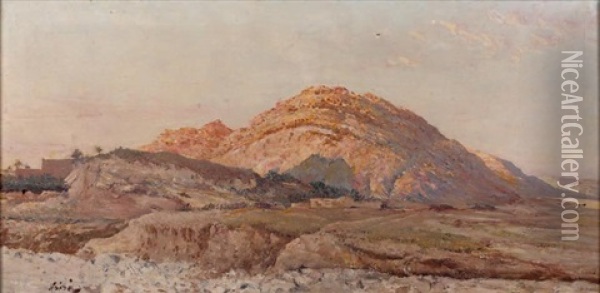 La Montagne De Sel Oil Painting - Maxime Noire