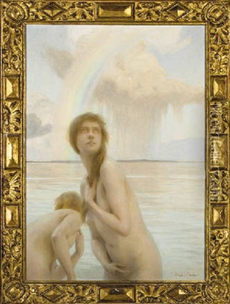 After A Sun Shower Oil Painting - Paul Emile Chabas