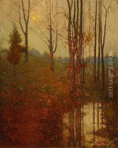 Autumn Landscape Oil Painting - Frank Coburn