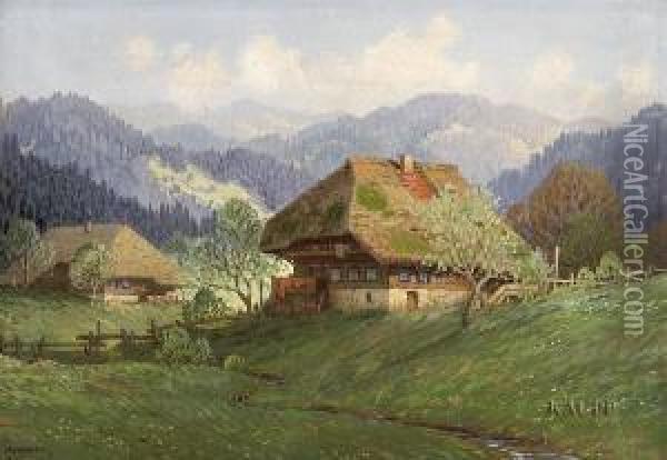U Oil Painting - Karl Hauptmann