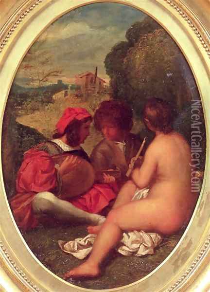 Le Concert Champetre 3 Oil Painting - William Etty
