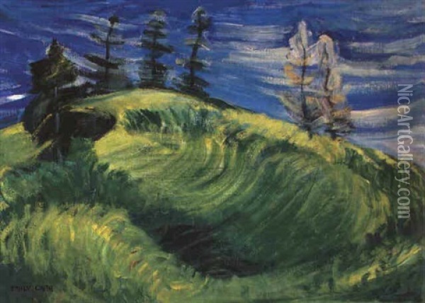 Spring Wave Oil Painting - Emily Carr