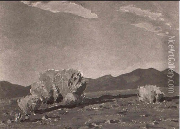 Skies Of New Mexico Oil Painting - Maynard Dixon