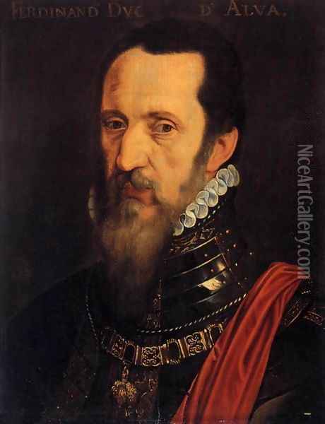 Portrait of Ferdinand Alvarez de Toledo Oil Painting - Willem Kalf