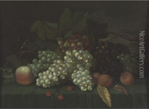 Still Life Of Fruit Oil Painting - Jacob Fopsen van Es