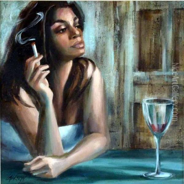 Lost In Thought Oil Painting - John Lawson