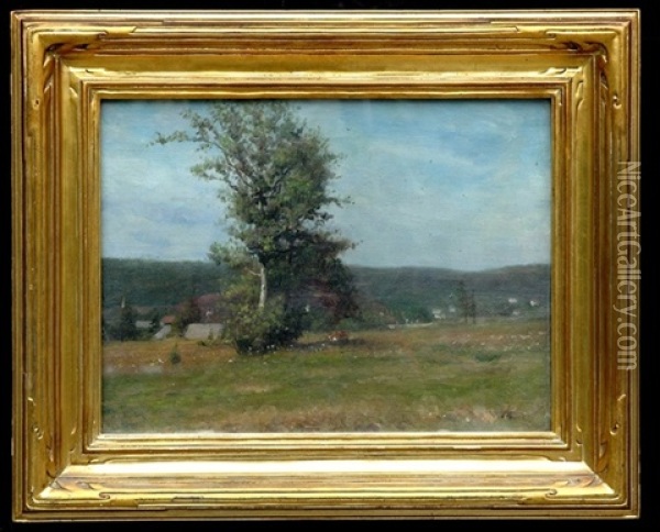 Landscape With Farmhouse Oil Painting - William Edward Norton