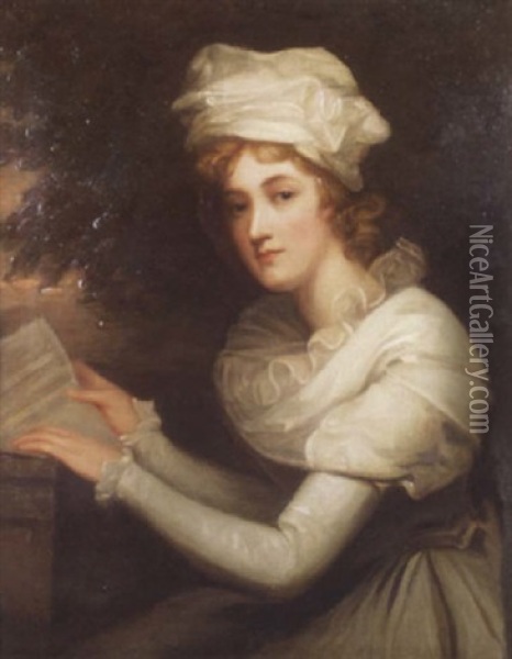 Melesina Chenevix, Mrs. George, Later Mrs. Trench Oil Painting - George Romney