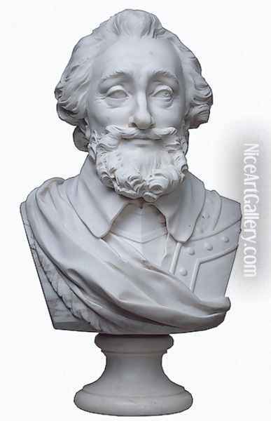 Bust of Henri IV Oil Painting - Marie-Anne Collot