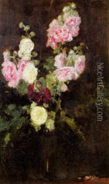 Bouquet De Fleurs Oil Painting -  Carolus-Duran