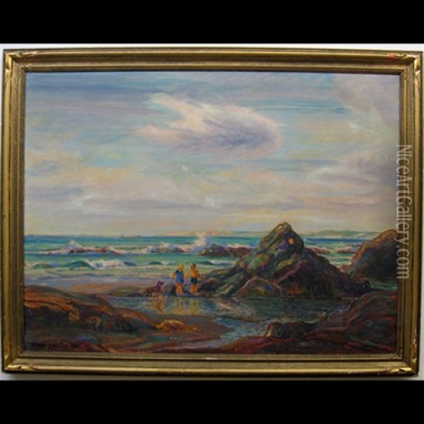 Coastal Scene Oil Painting - Owen Staples