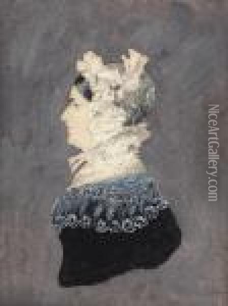Portrait Of Mary Perkinton Godward Oil Painting - John William Godward
