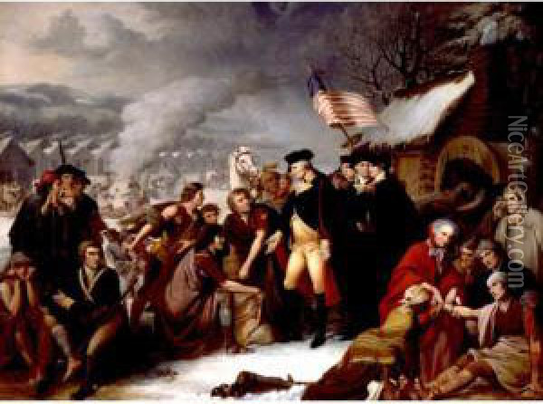 George Washington At Valley Forge Oil Painting - Tompkins Harrison Matteson