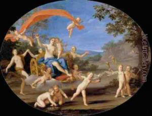 The Triumph Of Venus Oil Painting - Marcantonio Franceschini
