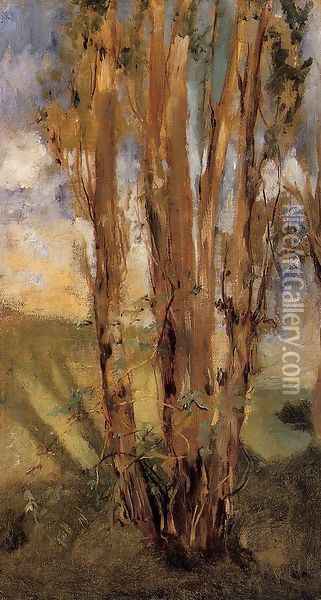 Study of Trees Oil Painting - Edouard Manet