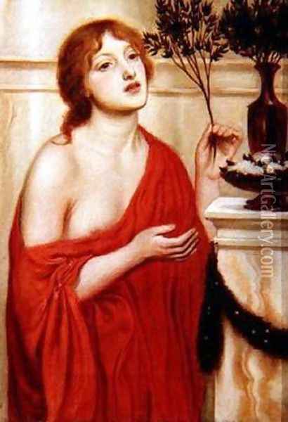 In the Temple of Venus Oil Painting - Simeon Solomon