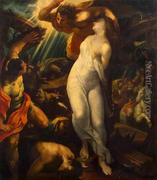 Martyrdom of St Catherine Oil Painting - Francisco Ribalta