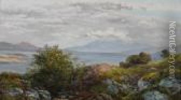 Mount Card Loch Oil Painting - Horatio McCulloch