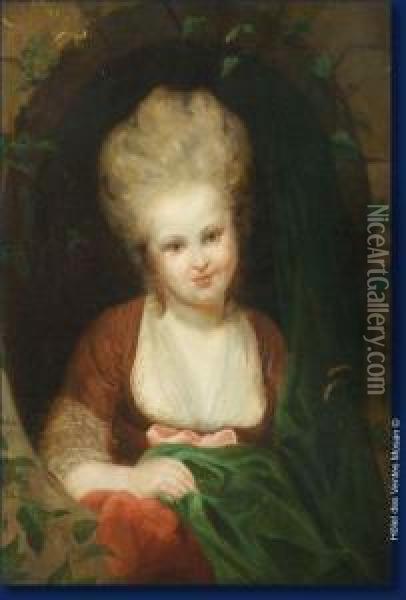 Jeune-femme A La Fenetre Oil Painting - Matthew William Peters